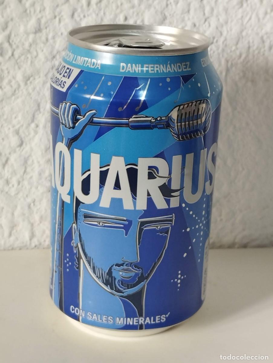 Coleccionismo de Coca-Cola y Pepsi: BOTE - LATA ACUARIUS LIMON - EDICION LIMITADA - DANI FERNANDEZ - 330 ML