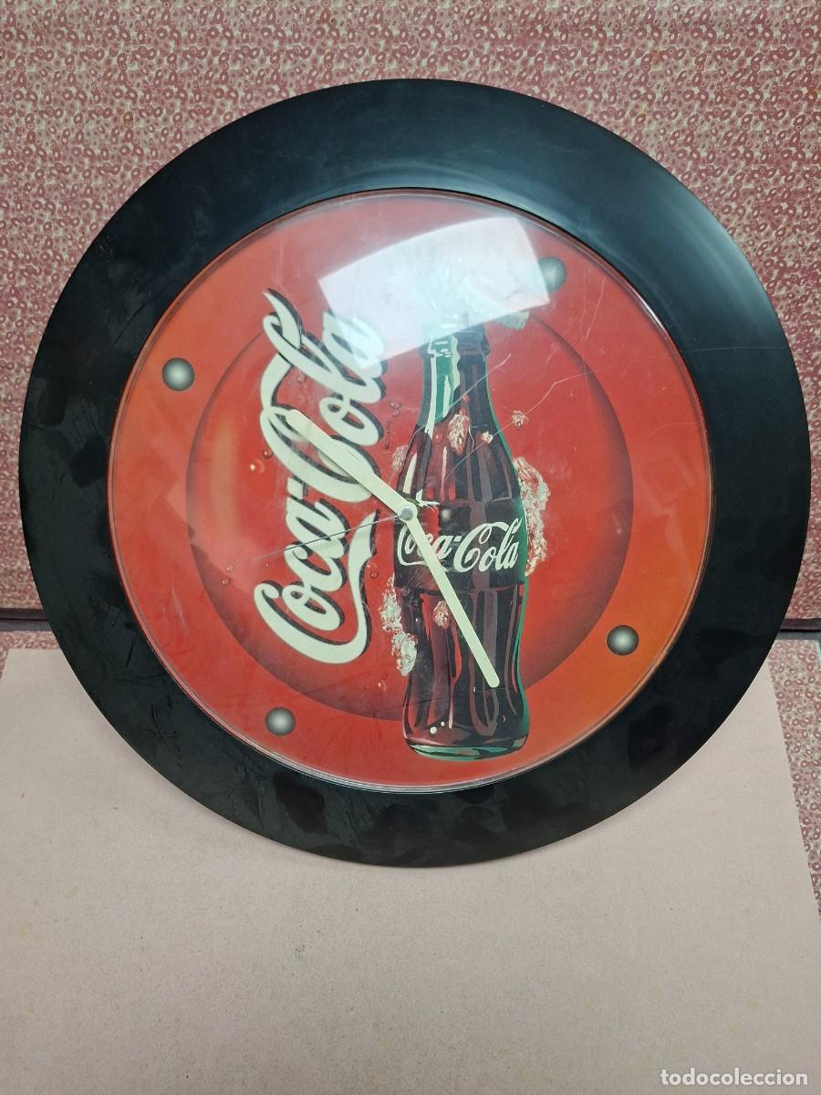 Coleccionismo de Coca-Cola y Pepsi: RELOJ PARED JUNGHANS QUARTZ PUBLICIDAD COCA COLA PLASTINSA PATERNA VALENCIA