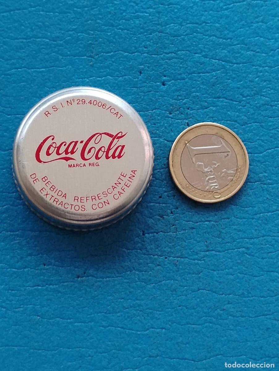 Coleccionismo de Coca-Cola y Pepsi: ANTIGUO TAPON DE ROSCA DE ALUMINIO COCA COLA - TAMA&Ntilde;O GRANDE