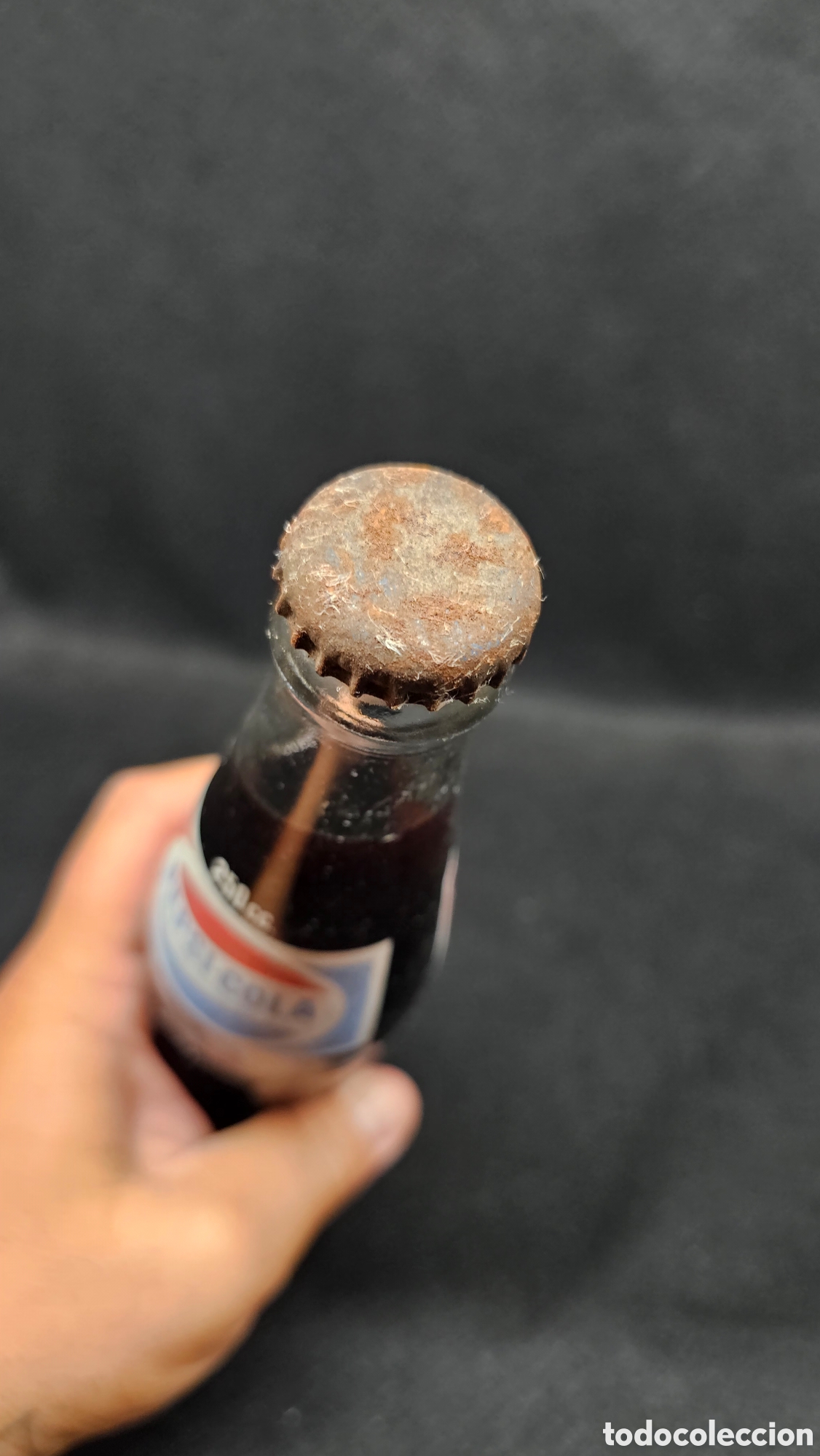 Coleccionismo de Coca-Cola y Pepsi: Antigua botella de Pepsi sin abrir - Foto 5