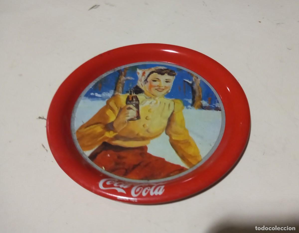 Coleccionismo de Coca-Cola y Pepsi: POSAVASOS BANDEJA METALICA COCA COLA VINTAGE