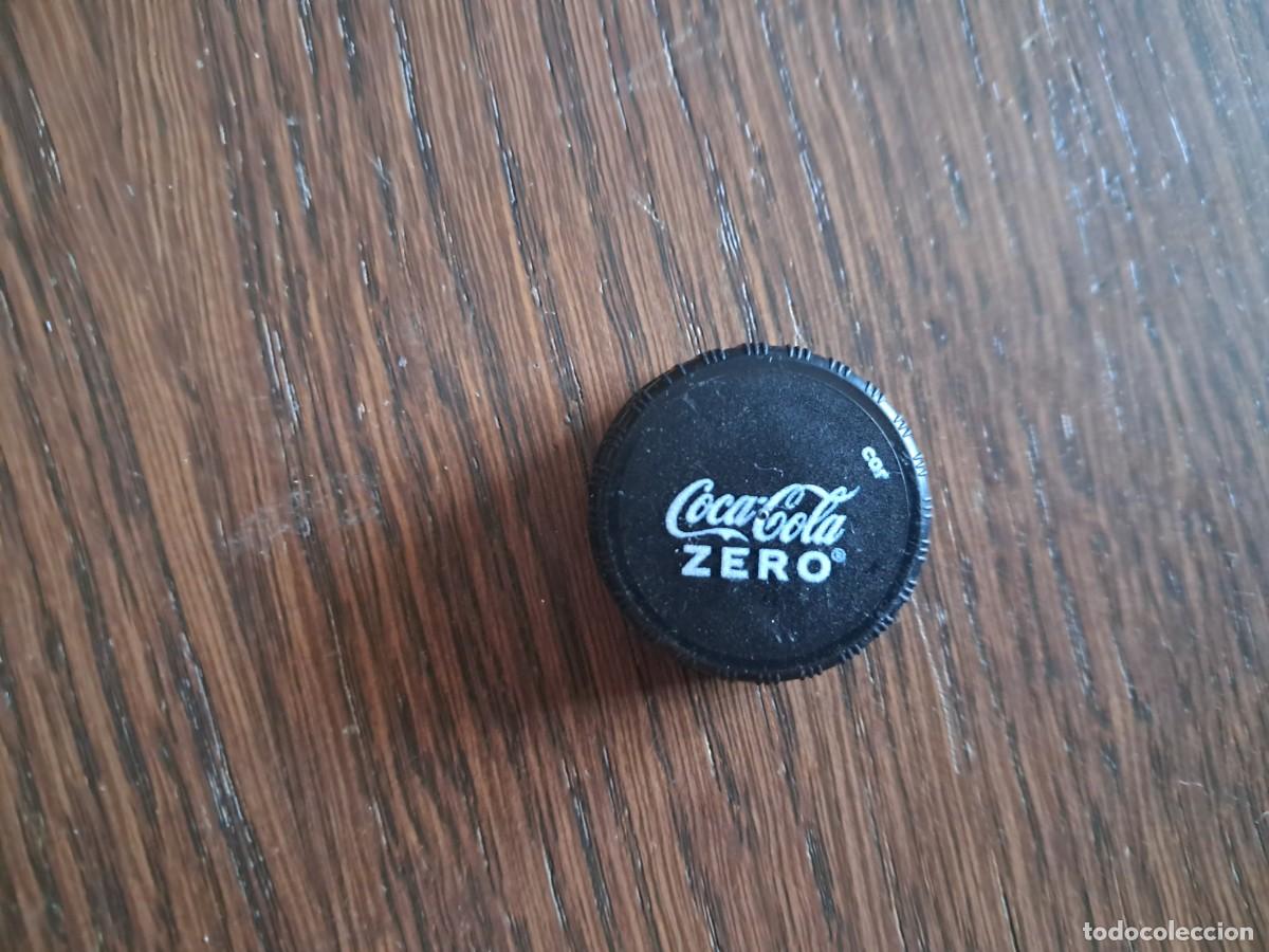 Coleccionismo de Coca-Cola y Pepsi: chapa tap&oacute;n rosca de pl&aacute;stico, coca cola zero.
