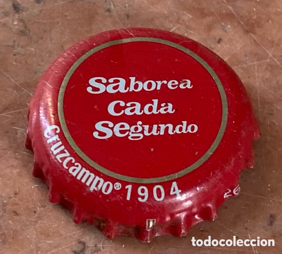 Coleccionismo de Coca-Cola y Pepsi: BOTTLE CAP TAP&Oacute;N CORONA BEER BIERE CHAPA BIRRA BIER CERVEZA CRUZCAMPO (U).--LOTE N. 4140--CARMANJO