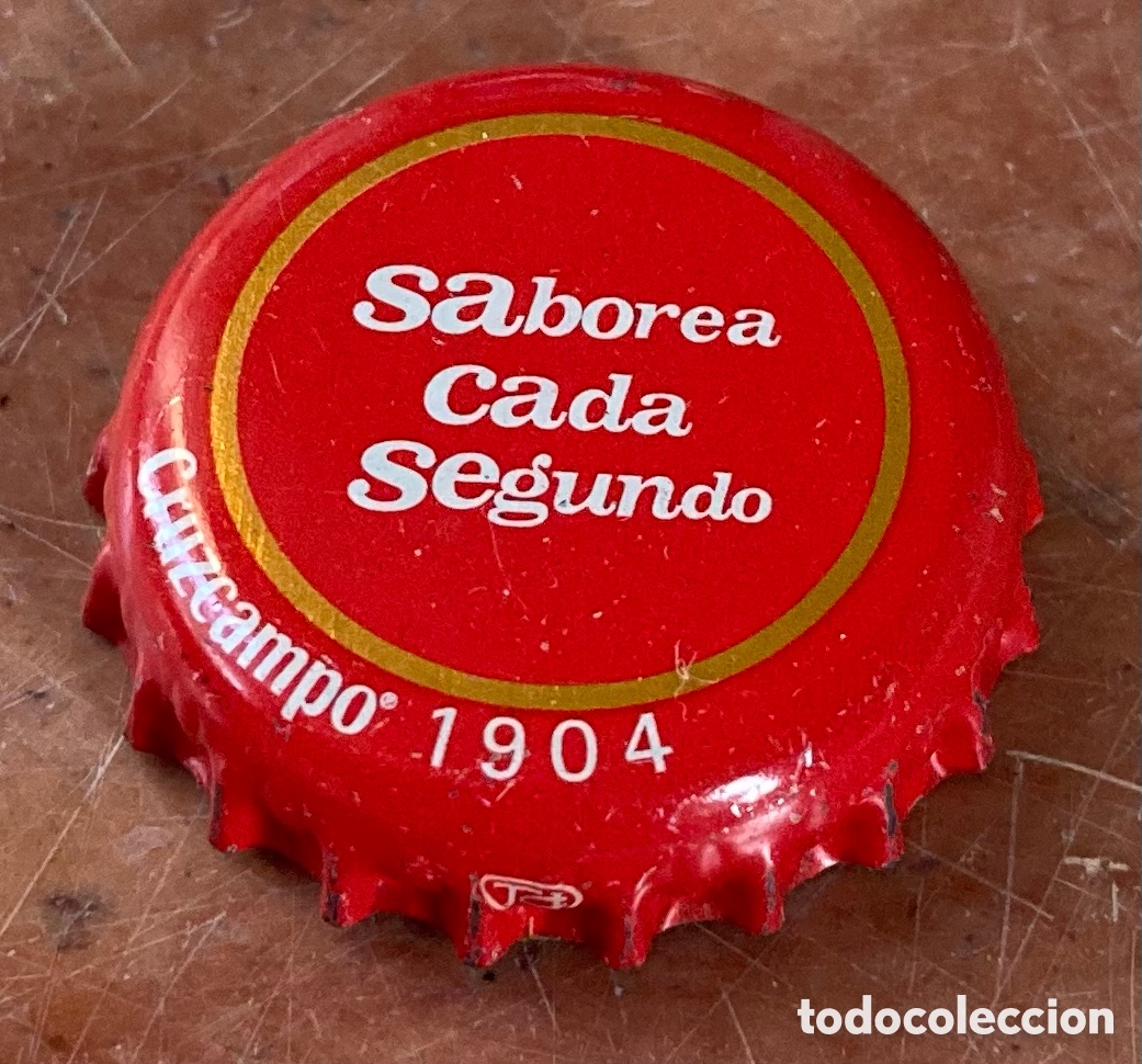 Coleccionismo de Coca-Cola y Pepsi: BOTTLE CAP TAP&Oacute;N CORONA BEER BIERE CHAPA BIRRA BIER CERVEZA CRUZCAMPO (TCI).--LOTE N. 4141--CARMANJO