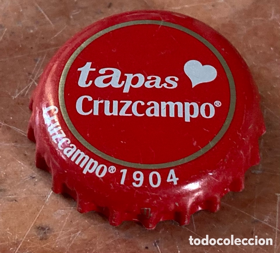 Coleccionismo de Coca-Cola y Pepsi: BOTTLE CAP TAP&Oacute;N CORONA BEER BIERE CHAPA BIRRA BIER CERVEZA CRUZCAMPO (U).--LOTE N. 4142--CARMANJO