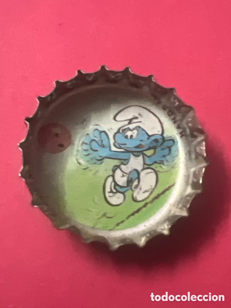 Coleccionismo de Coca-Cola y Pepsi: T4/X129/B4. CHAPA - Capsules Schtroumpf Coca-Cola - Moscou. 1979 -1980 Belgique/France - LOS PITUFOS