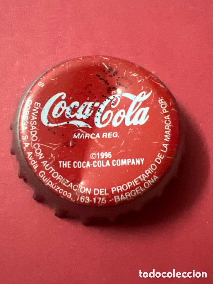 Coleccionismo de Coca-Cola y Pepsi: T4/X121/E3. CHAPA COCA COLA - 1996