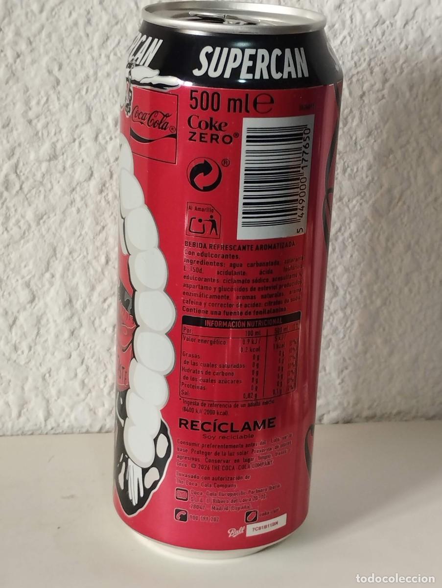 Coleccionismo de Coca-Cola y Pepsi: BOTE - LATA COCA COLA ZERO SUPERCAN 500 ML - Foto 3