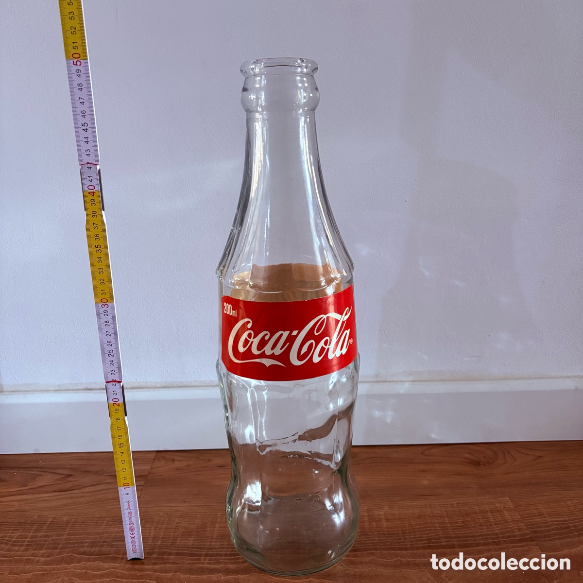 Coleccionismo de Coca-Cola y Pepsi: Botella gigante de cristal coca cola