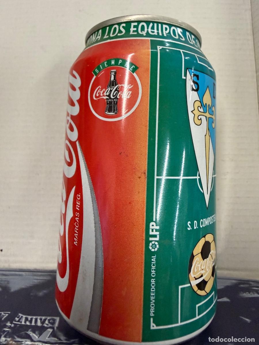 Coleccionismo de Coca-Cola y Pepsi: COMPOSTELA. Bote o lata de COCA-COLA - , FUTBOL, Equipos 1a division. Liga 96-97, CocaCola