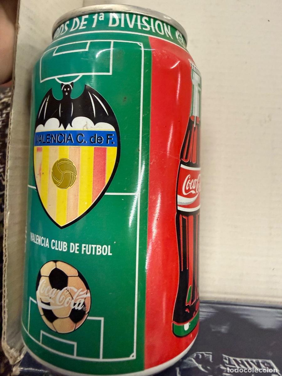 Coleccionismo de Coca-Cola y Pepsi: VALENCIA, Bote o lata de COCA-COLA - , FUTBOL, Equipos 1a division. Liga 96-97, CocaCola