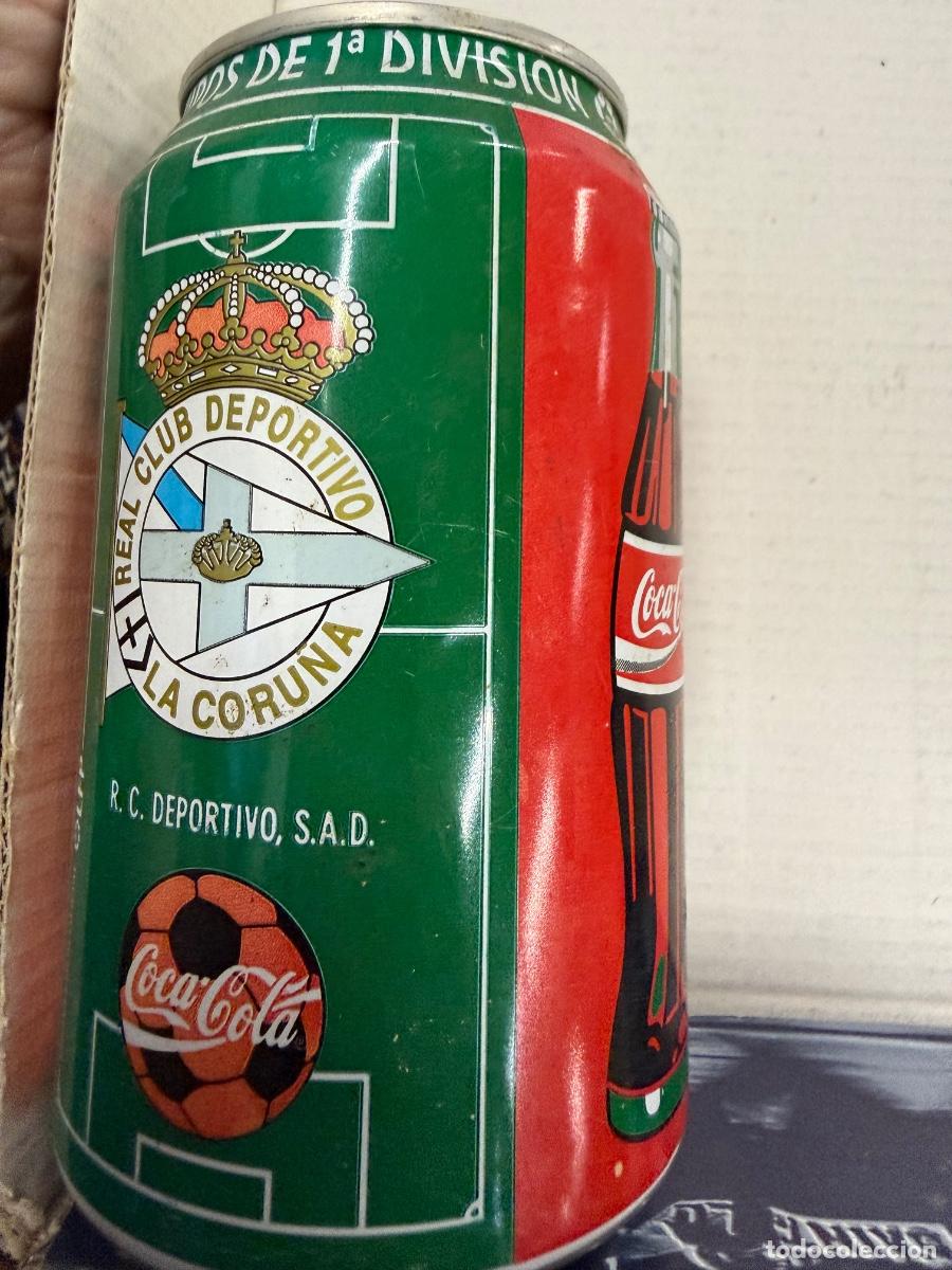 Coleccionismo de Coca-Cola y Pepsi: DEPORTIVO CORU&Ntilde;A, Bote o lata de COCA-COLA - , FUTBOL, Equipos 1a division. Liga 96-97, CocaCola