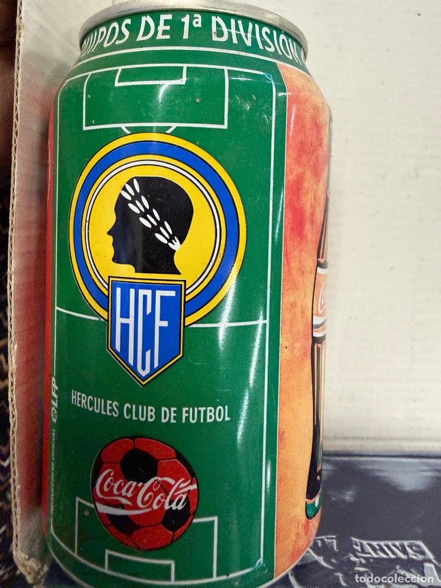 Coleccionismo de Coca-Cola y Pepsi: HERCULES, Bote o lata de COCA-COLA - , FUTBOL, Equipos 1a division. Liga 96-97, CocaCola