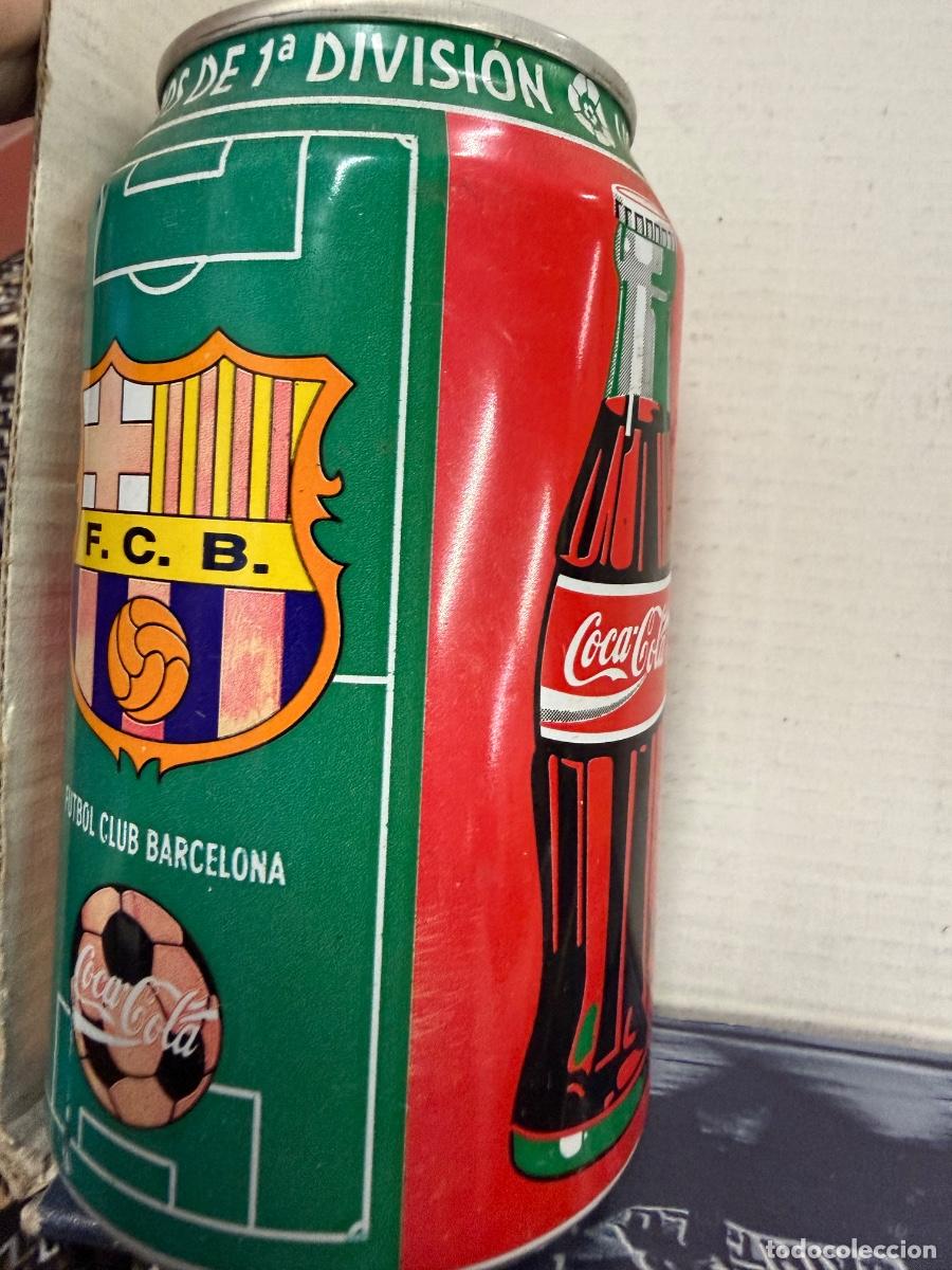 Coleccionismo de Coca-Cola y Pepsi: FCB BARCELONA, Bote o lata de COCA-COLA - , FUTBOL, Equipos 1a division. Liga 96-97, CocaCola