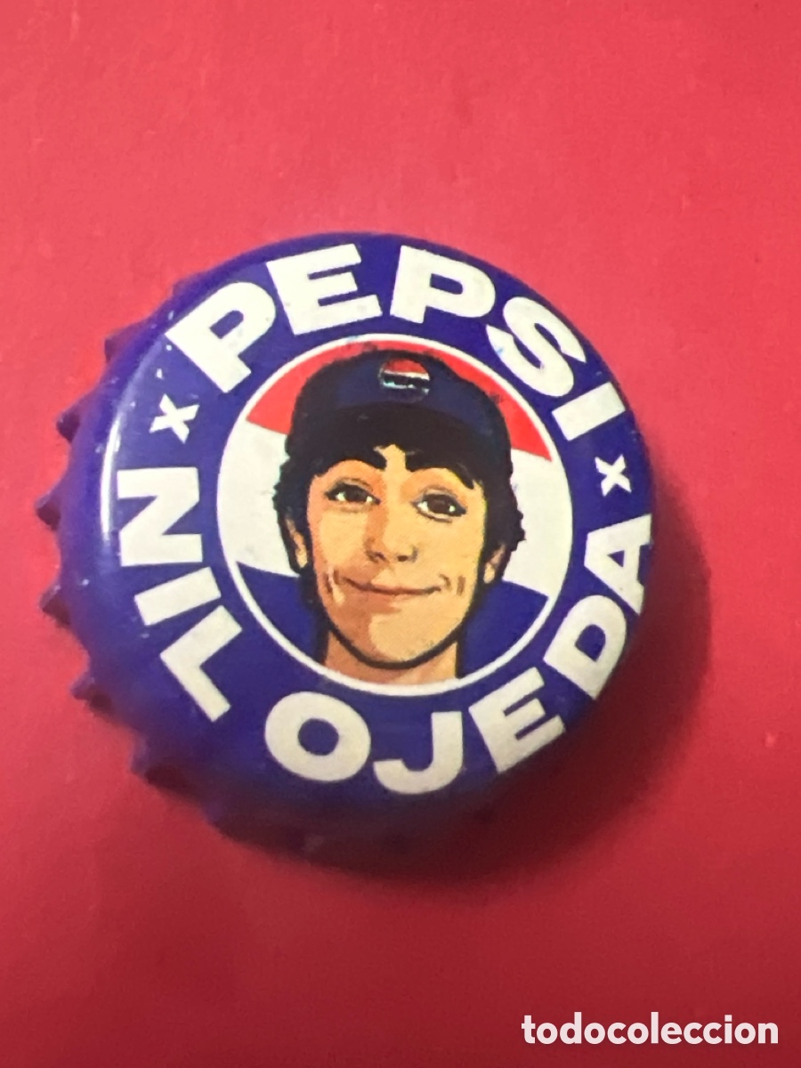 Coleccionismo de Coca-Cola y Pepsi: T4/X137/A1. CHAPA - Soda/Refresco - ESPA&Ntilde;A - Pepsi Nil Ojeda