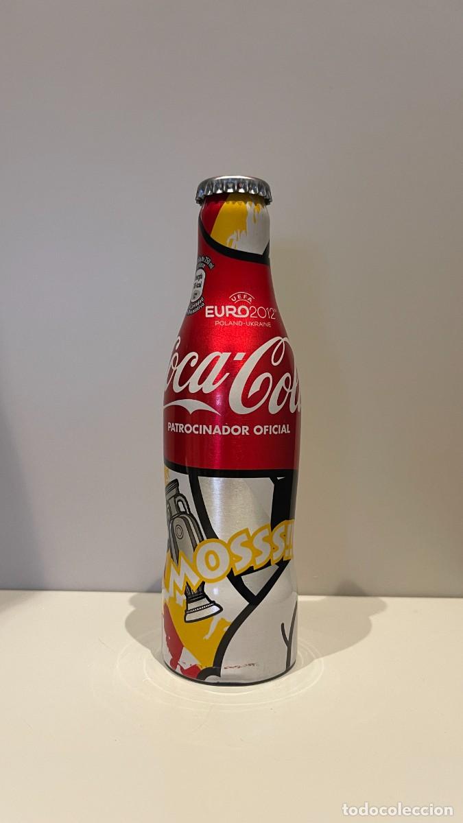 Coleccionismo de Coca-Cola y Pepsi: Coca-Cola UEFA EURO 2012 &ldquo;VAMOSSS!!!&rdquo; &ndash; botella aluminio 250 ml &ndash; sin abrir
