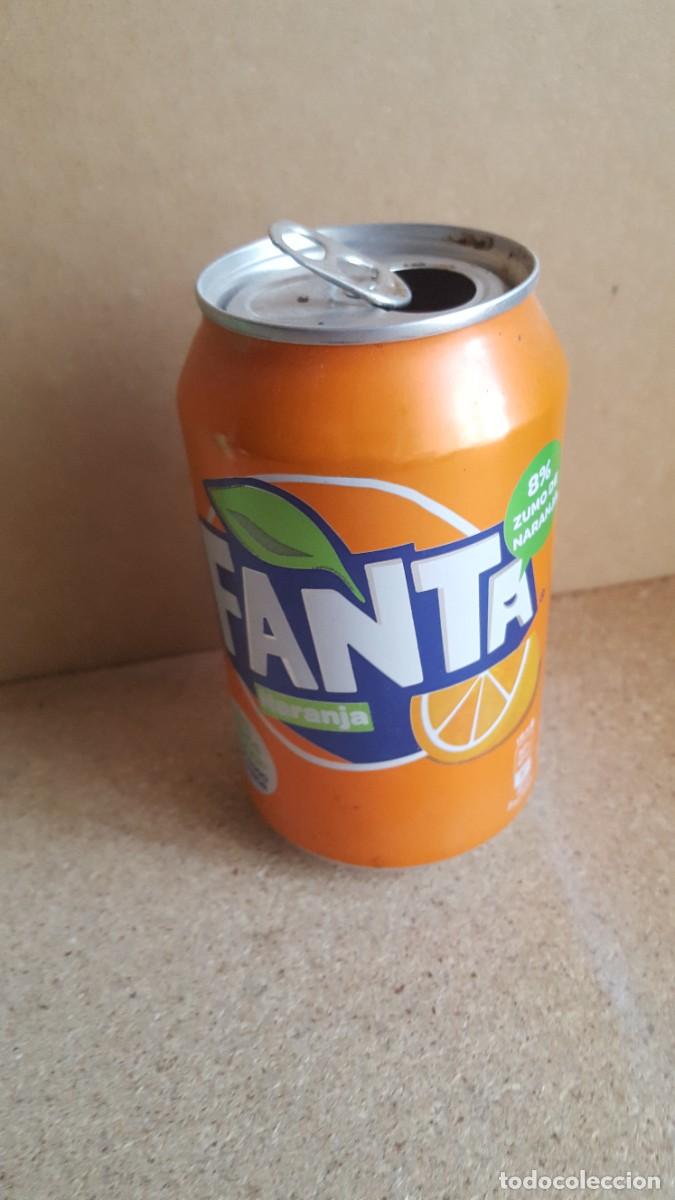 Coleccionismo de Coca-Cola y Pepsi: Lata de refresco Fanta Naranja. VAC&Iacute;A.