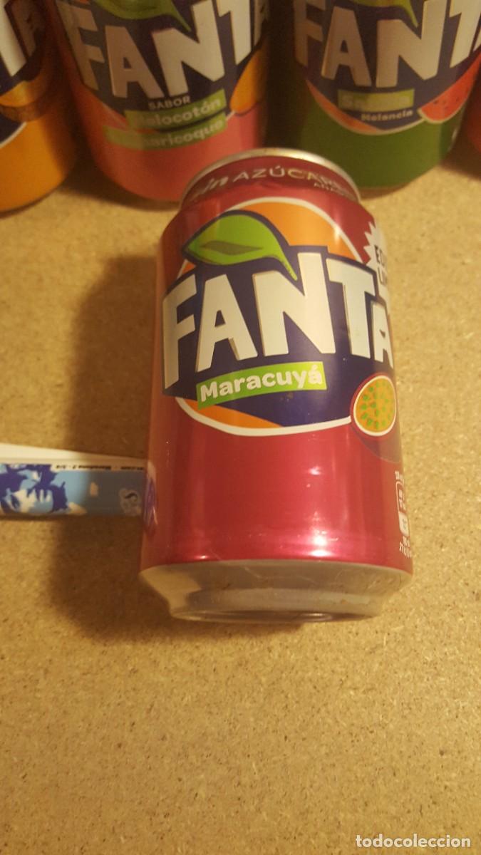 Colecionismo de Coca-Cola e Pepsi: Lata de refresco Fanta Edici&oacute;n limitada, sabor Maracuya. Vac&iacute;a.