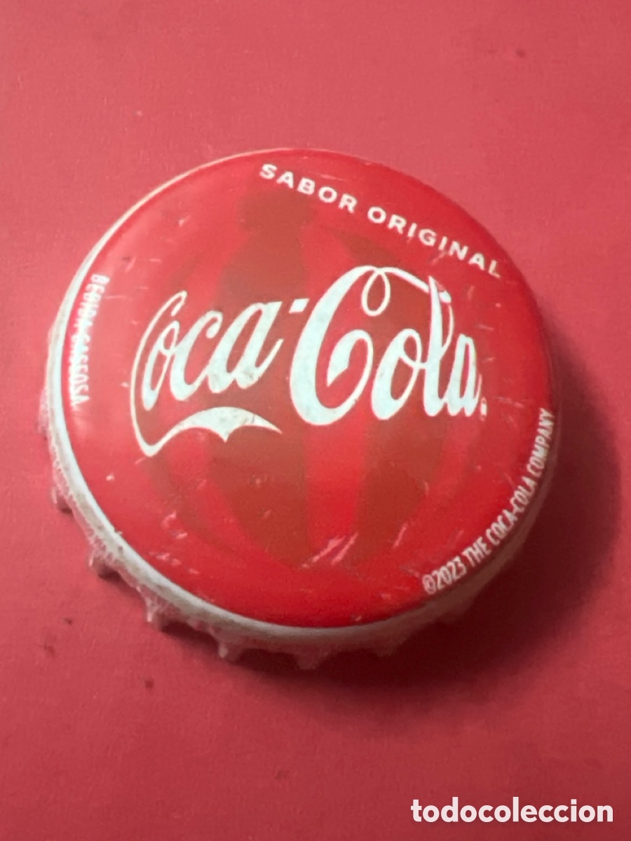 Coleccionismo de Coca-Cola y Pepsi: T4/X133/K3. CHAPA - ECUADOR - Coca Cola SABOR ORIGINAL BEBIDA GASEOSA 2023 THE COCA-COLA COMPANY