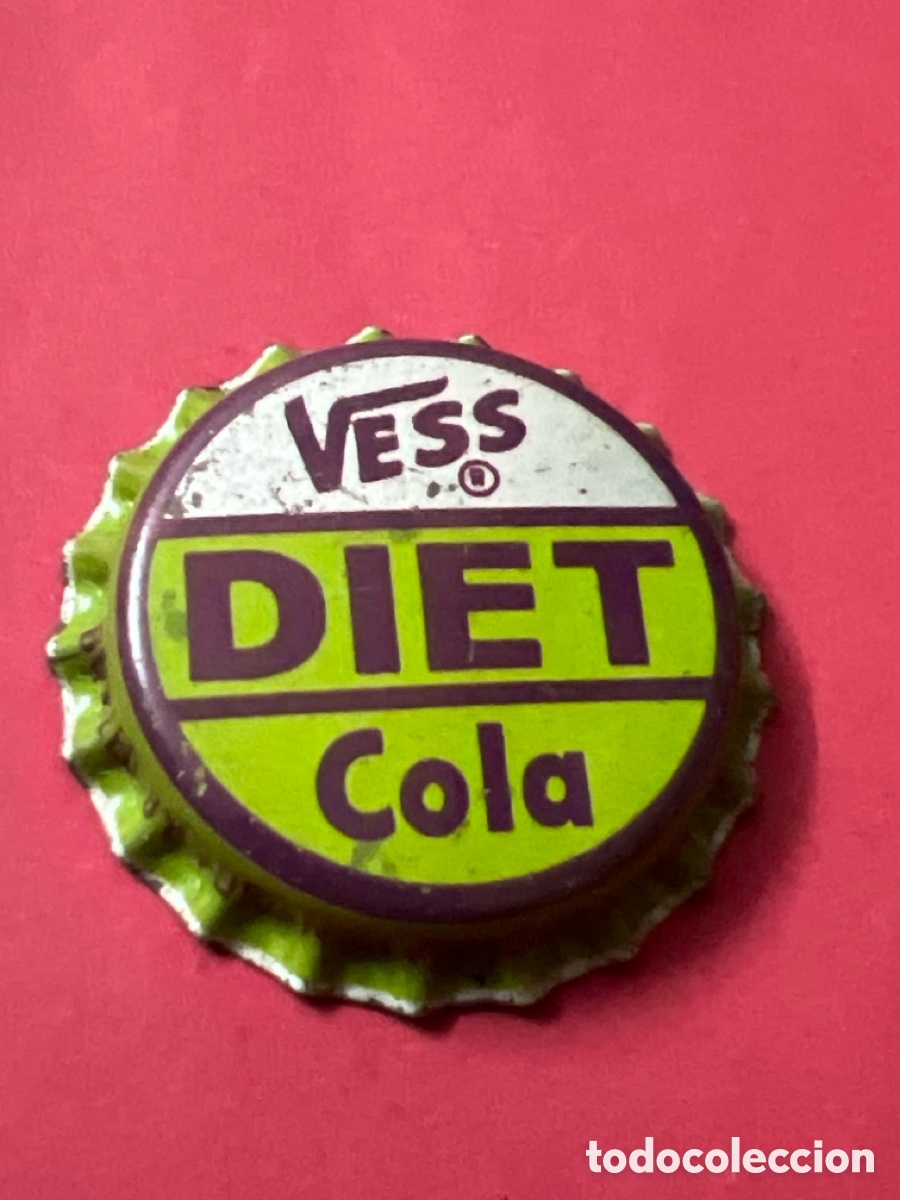 Coleccionismo de Coca-Cola y Pepsi: Q122. CHAPA - Soda/Refresco - ESTADOS UNIDOS - SIN ABRIR - CON CORCHO - VESS DIET COLA