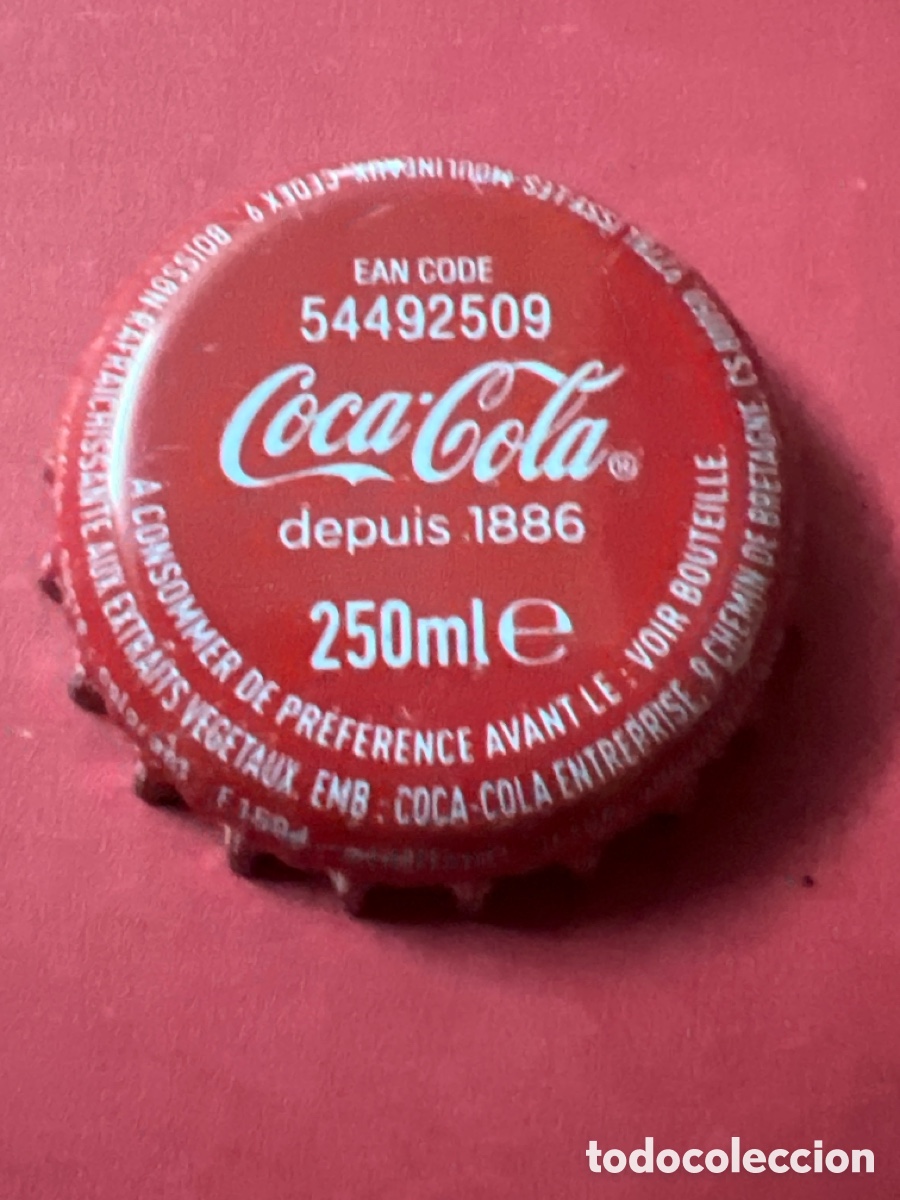 Coleccionismo de Coca-Cola y Pepsi: Q496. CHAPA - COCA COLA