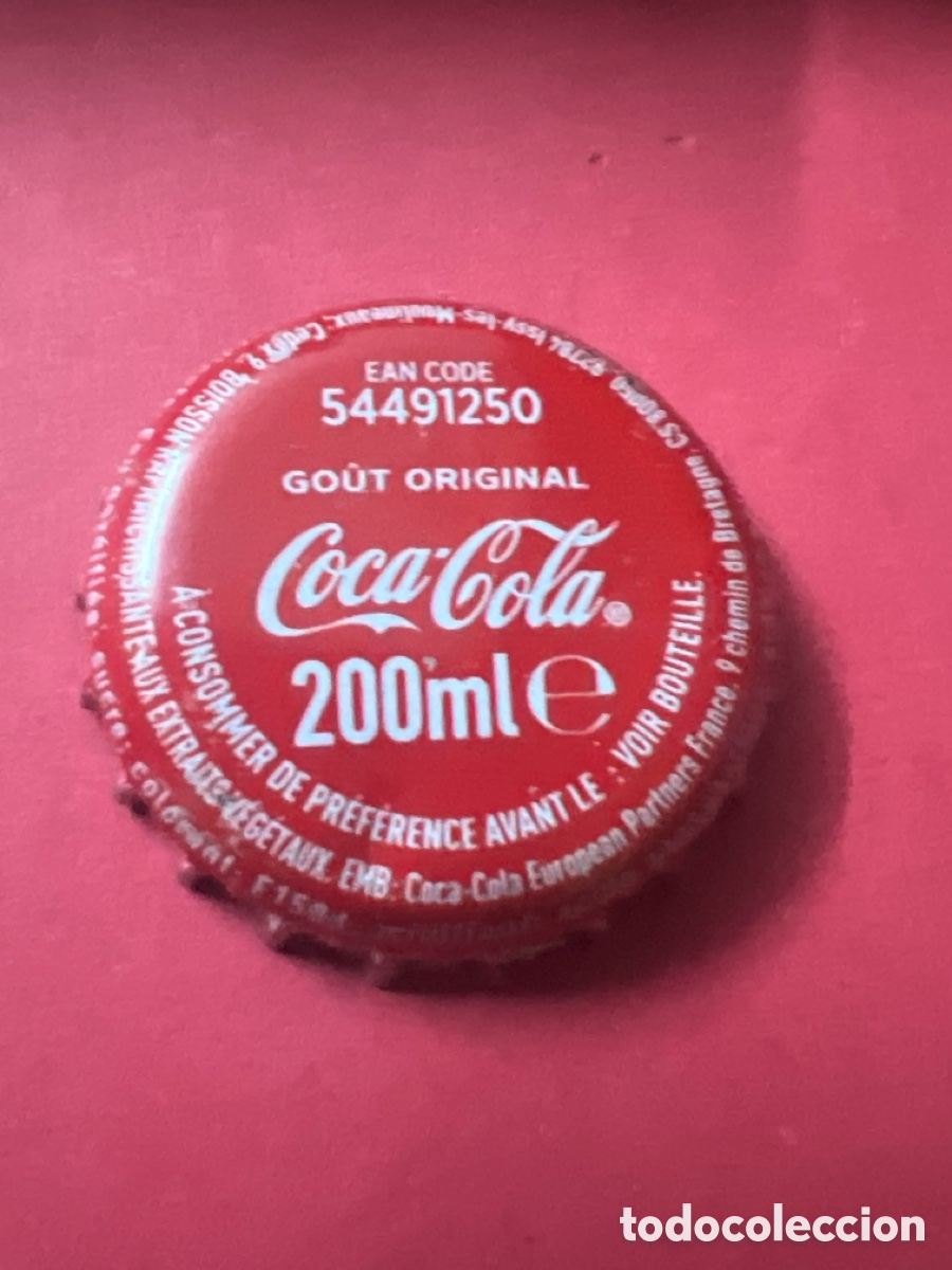 Coleccionismo de Coca-Cola y Pepsi: T4/X135/A2. CHAPA COCA COLA