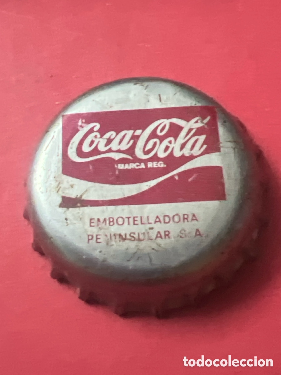 Colecionismo de Coca-Cola e Pepsi: T4/X135/B5. CHAPA COCA COLA