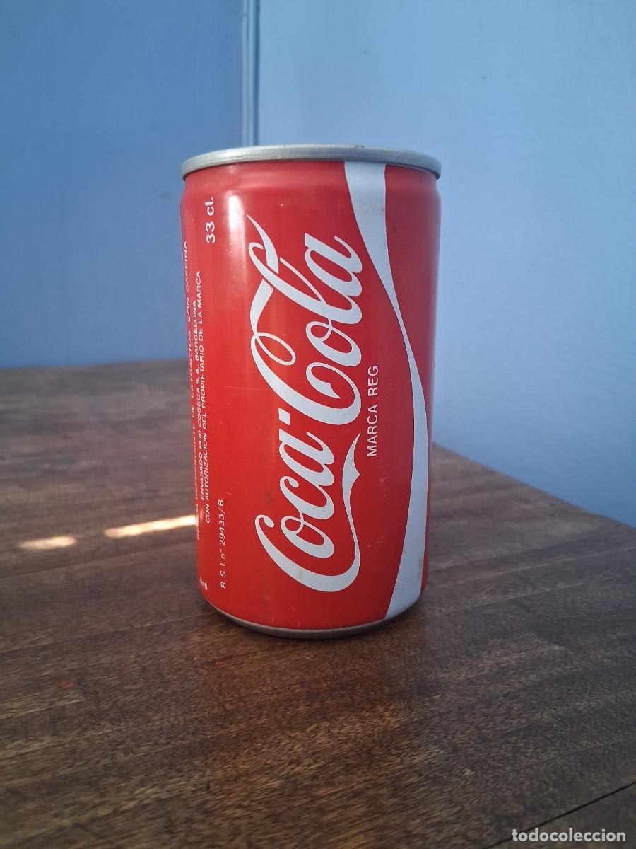 Coleccionismo de Coca-Cola y Pepsi: Lata de coca cola Cobega Barcelona
