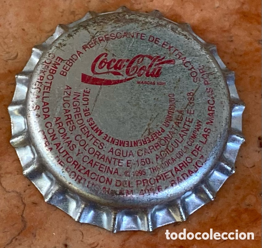 Coleccionismo de Coca-Cola y Pepsi: BOTTLE CAP CHAPA ANTIGUO TAP&Oacute;N CORONA SODA REFRESCO COCA COLA. BADAJOZ (2)--LOTE N.1269--CARMANJO
