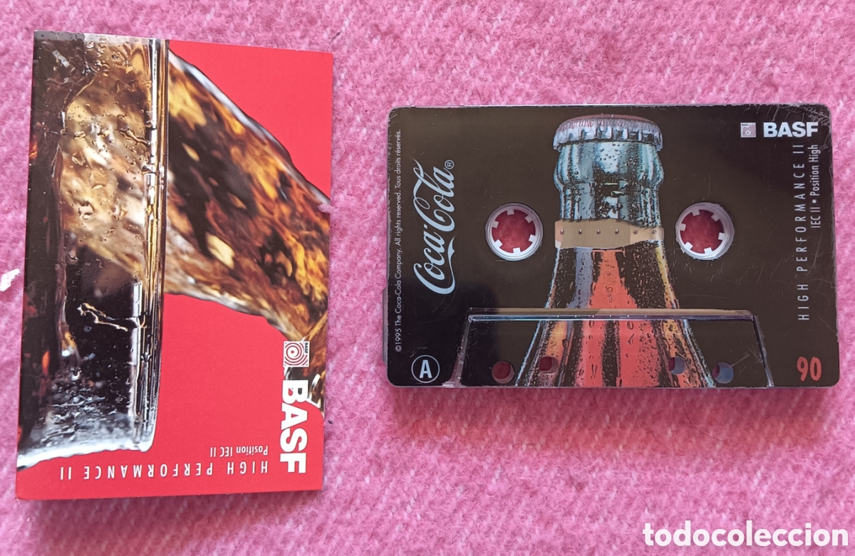 Collecting of Coca-Cola and Pepsi: Cassette COCA COLA - High Performance 90 - BASF (EX/EX-)