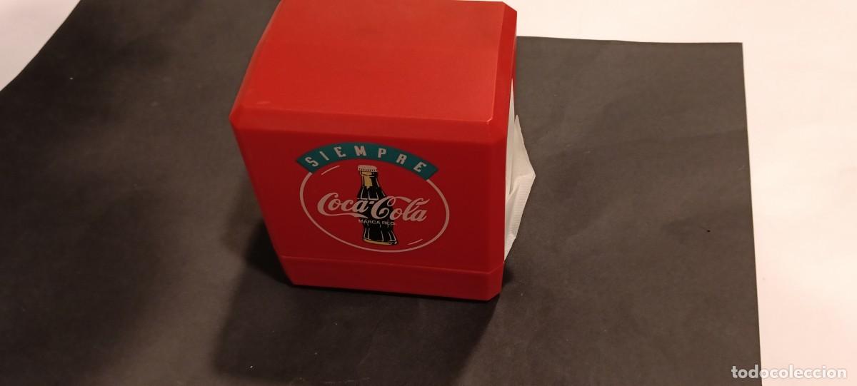 Coleccionismo de Coca-Cola y Pepsi: DISPENSADOR SERVILLETERO DE BAR VINTAGE SIEMPRE COCA COLA - PLASTICO ROJO