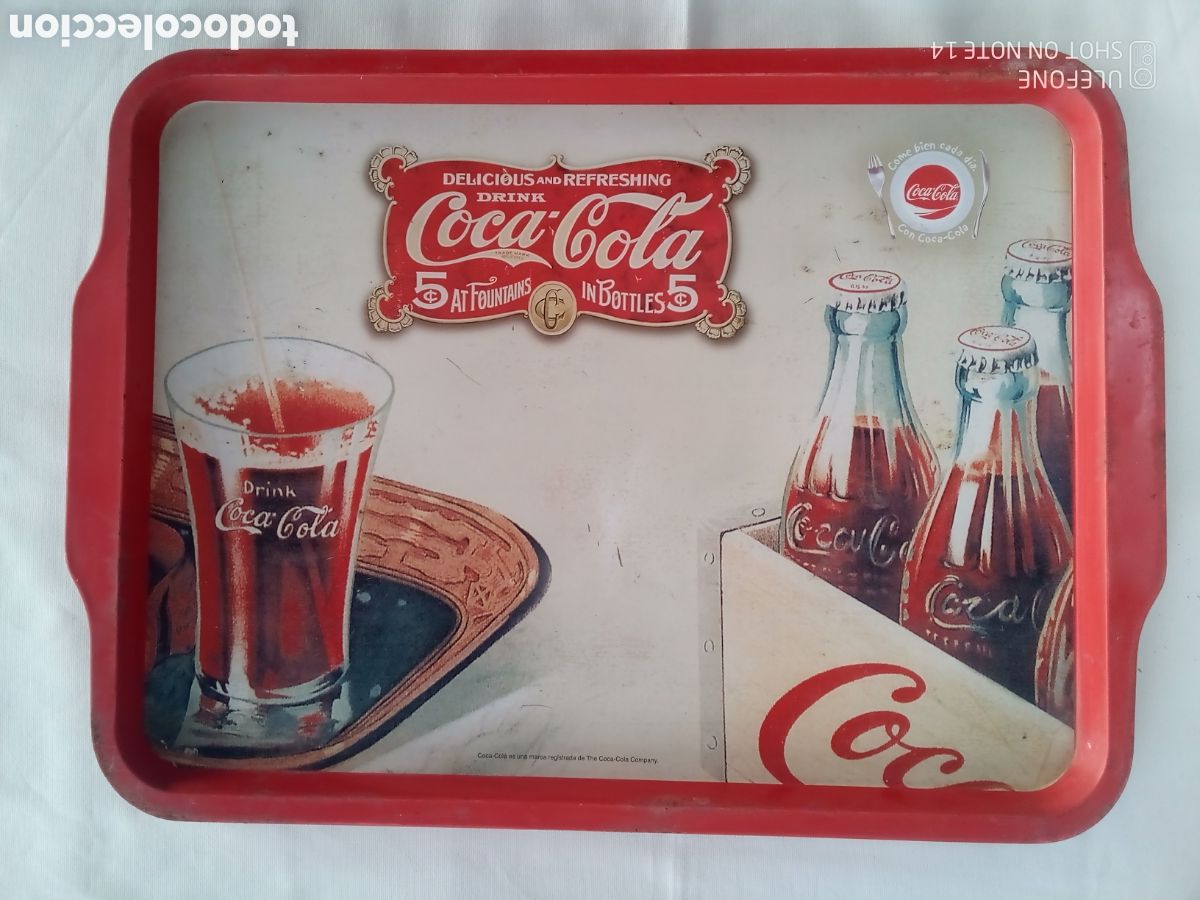 Coleccionismo de Coca-Cola y Pepsi: BANDEJA COCACOLA DELICIOSO REFRESCO - COCA COLA