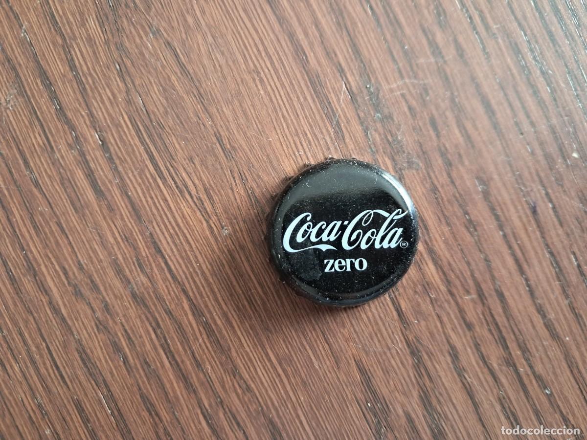 Coleccionismo de Coca-Cola y Pepsi: chapa tap&oacute;n corona de coca cola zero.