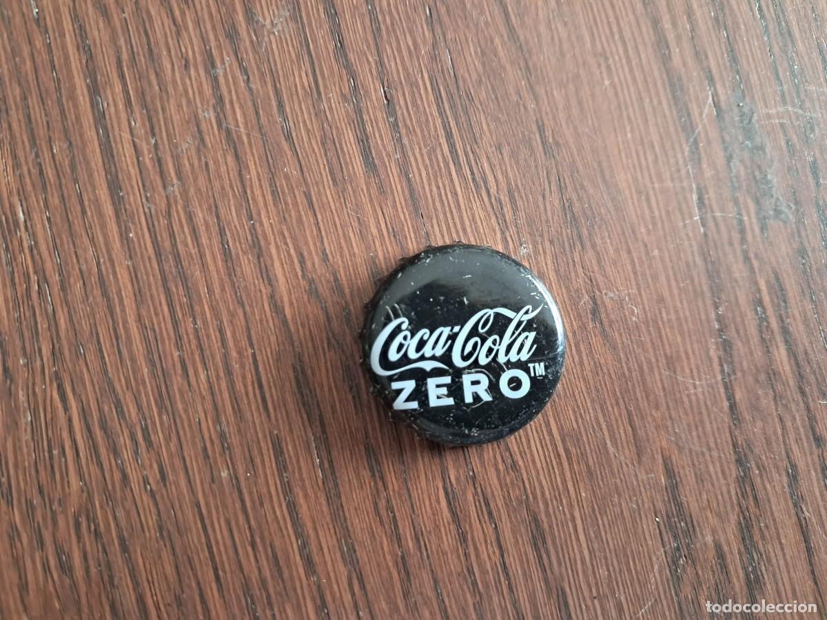 Coleccionismo de Coca-Cola y Pepsi: chapa tap&oacute;n corona de coca cola zero.