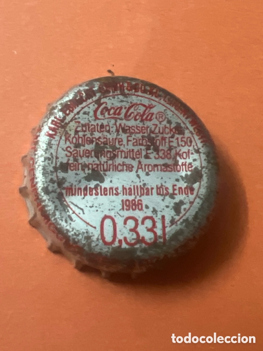 Coleccionismo de Coca-Cola y Pepsi: T4/160/J5. CHAPA - COCA COLA