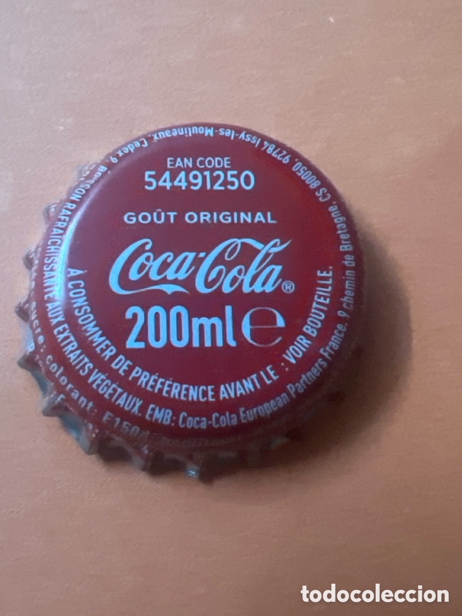 Coleccionismo de Coca-Cola y Pepsi: T4/160/J6. CHAPA - COCA COLA