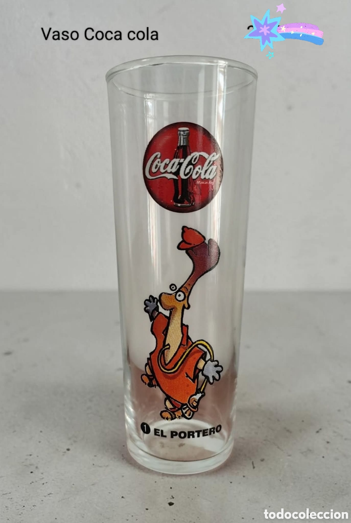 Coleccionismo de Coca-Cola y Pepsi: :::: EN25 - VASO COCA COLA - EL PORTERO