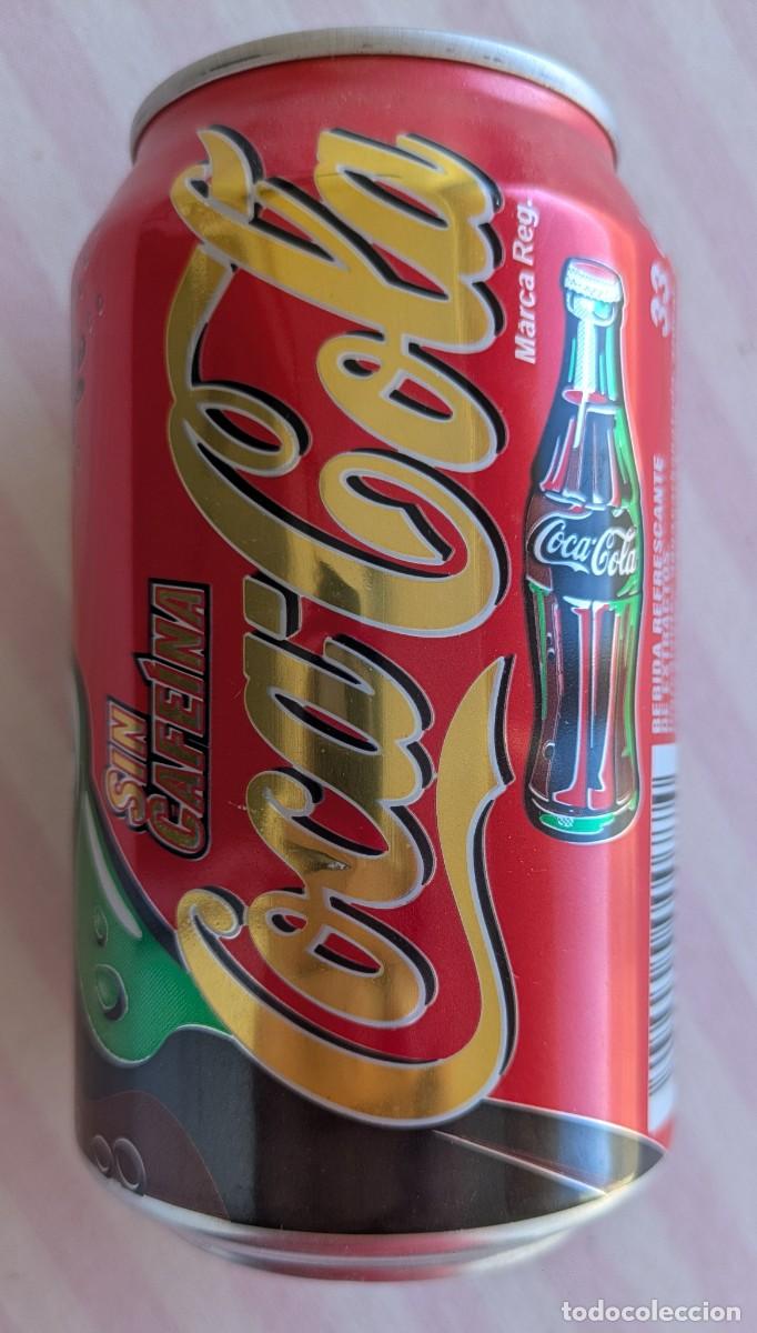 Coleccionismo de Coca-Cola y Pepsi: Lata vacia Coca-Cola Sin cafeina