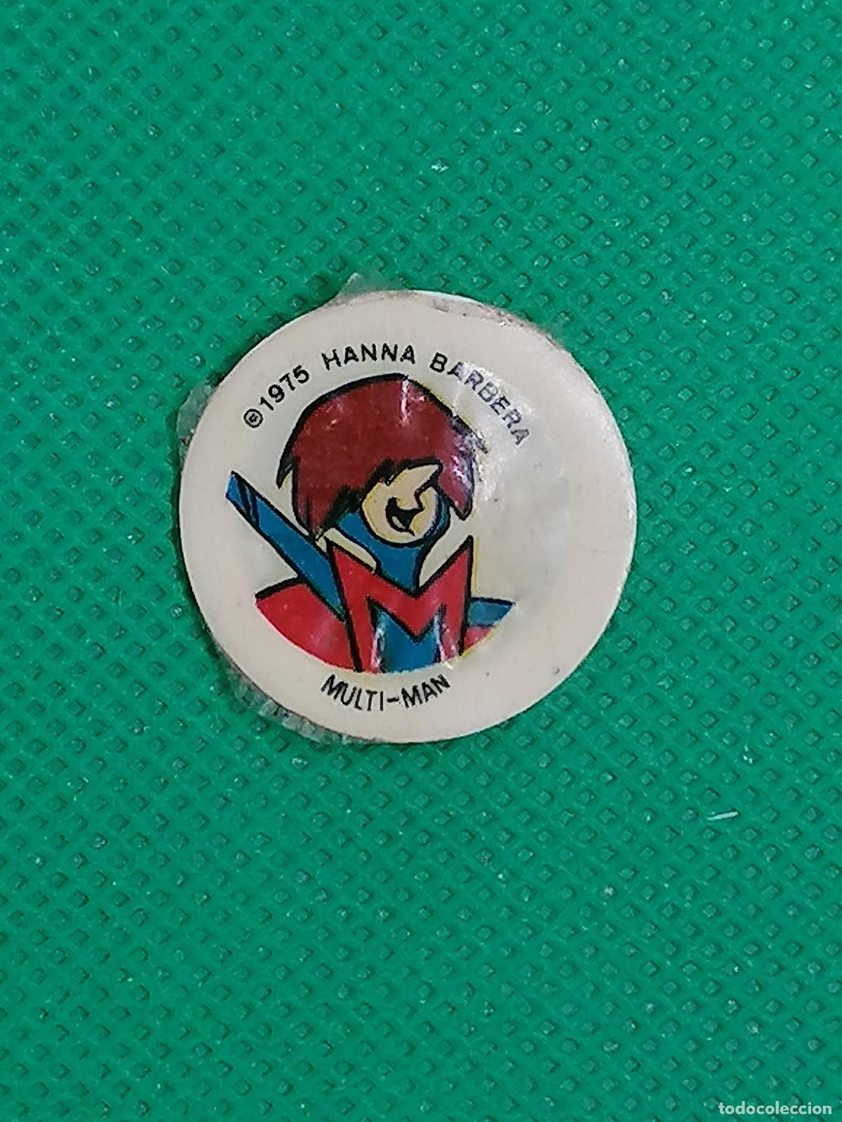 Coleccionismo de Coca-Cola y Pepsi: MULTI MAN SCOOBY DOO HANNA BARBERA 1975 CROMO CHAPA PLASTICO VIAJA A HOLLYWOOD MIRINDA PEPSI