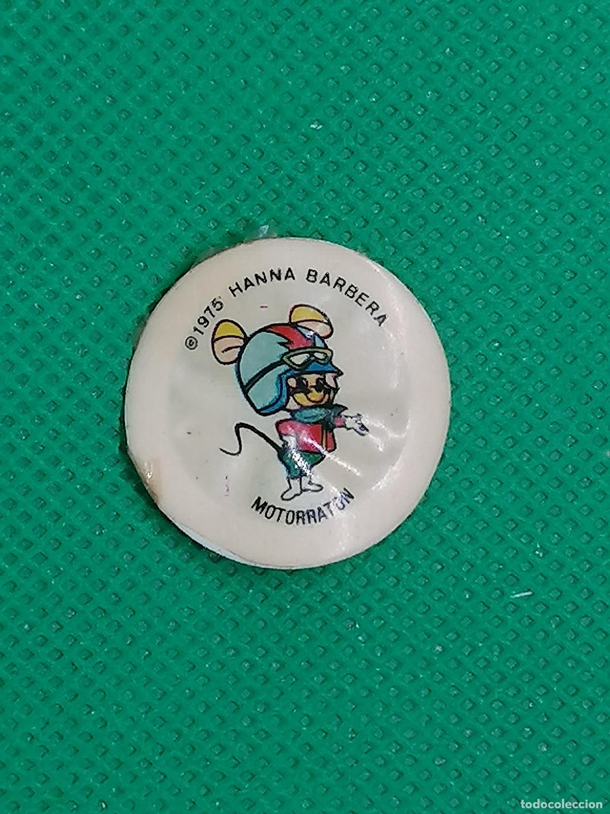 Coleccionismo de Coca-Cola y Pepsi: MOTORRATON SCOOBY DOO HANNA BARBERA 1975 CROMO CHAPA PLASTICO VIAJA A HOLLYWOOD MIRINDA PEPSI
