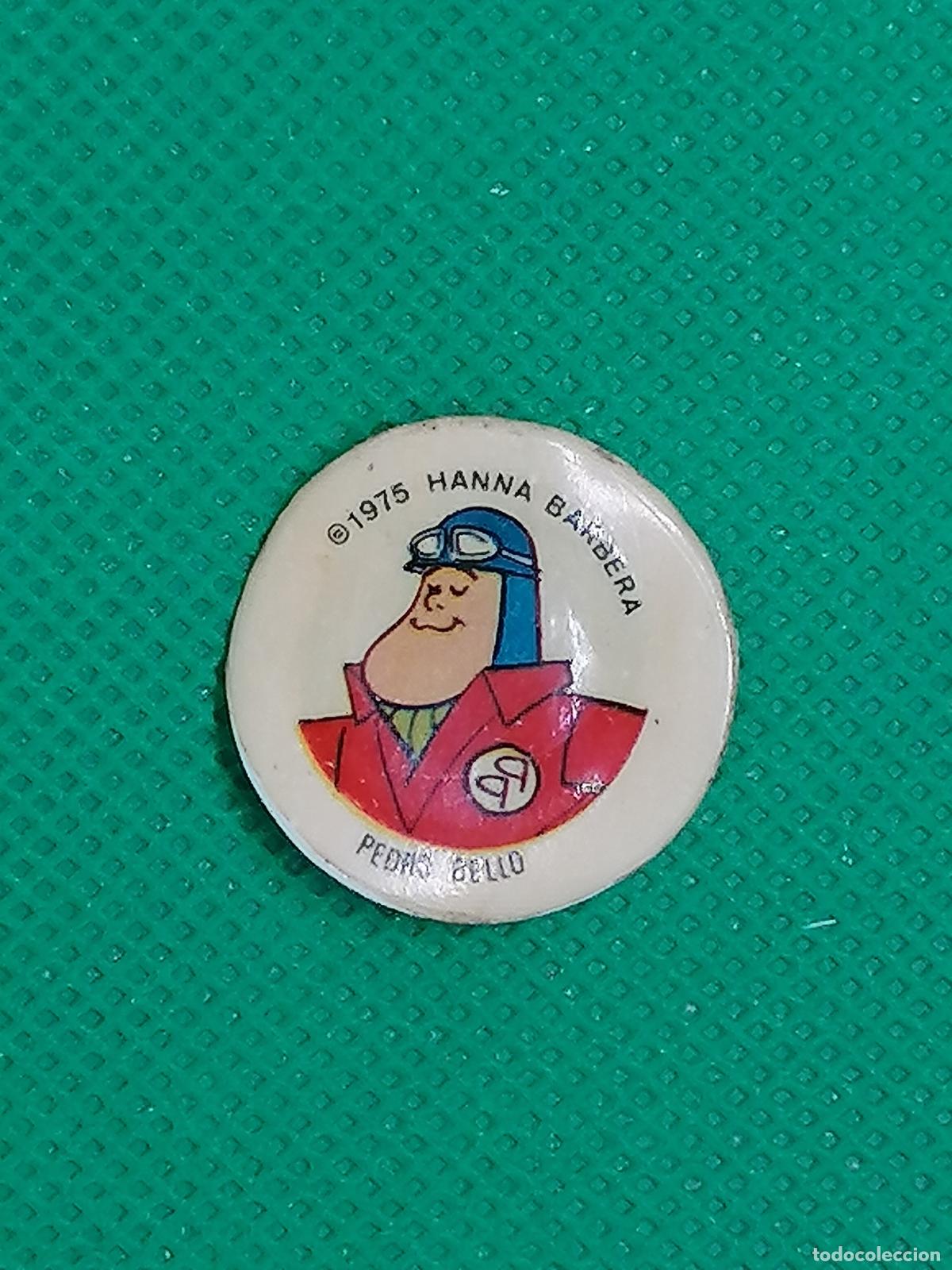 Coleccionismo de Coca-Cola y Pepsi: PEDRO BELLO SCOOBY DOO HANNA BARBERA 1975 CROMO CHAPA PLASTICO VIAJA A HOLLYWOOD MIRINDA PEPSI