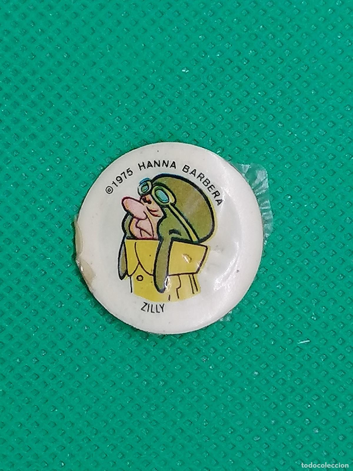 Coleccionismo de Coca-Cola y Pepsi: ZILLY SCOOBY DOO HANNA BARBERA 1975 CROMO CHAPA PLASTICO VIAJA A HOLLYWOOD MIRINDA PEPSI