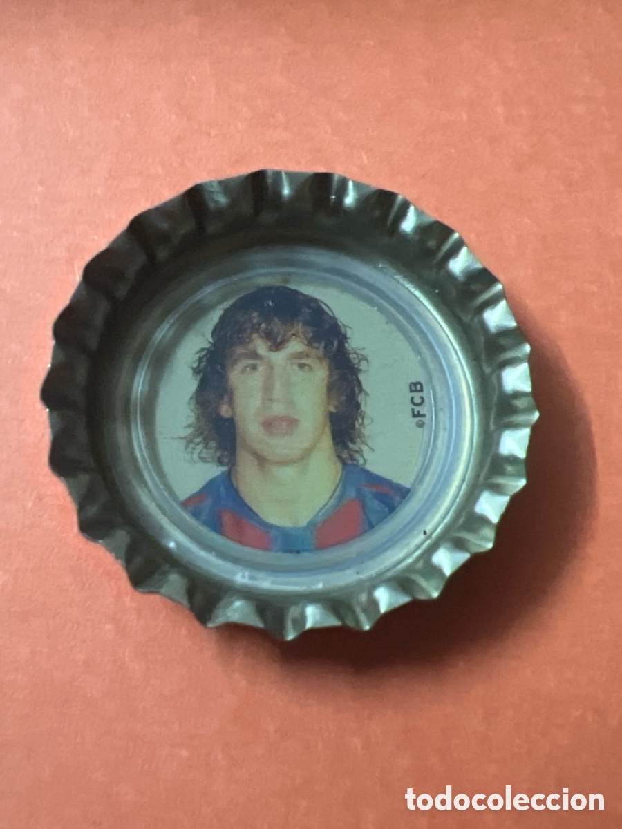Coleccionismo de Coca-Cola y Pepsi: T4/X158/H3. TAPON CORONA COCA COLA . PUYOL - JUGADOR F.C. BARCELONA - CHAPA BOTTLE TAPPI CAPSULE -
