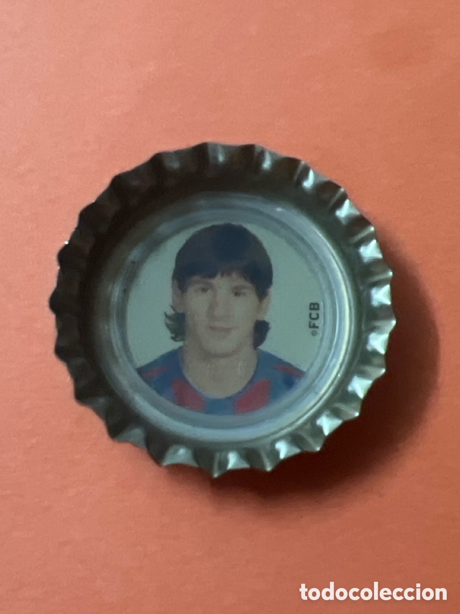 Coleccionismo de Coca-Cola y Pepsi: T574. CHAPA COCA COLA - SIN ABRIR - FC. BARCELONA - MESSI - ROOKY