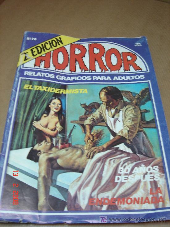 Comics: COMIC HORROR N&ordm; 20 - 100PTS RELATOS GRAFICOS PARA ADULTOS - 80S