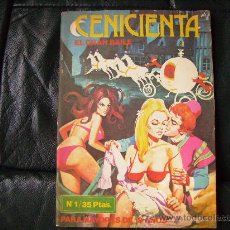 Cómics: CENICIENTA,EL GRAN BAILE Nº 1.EDICIONES ACTUALES 1976.35 PTS.COMIC EROTICO,EROTISMO ,RARO