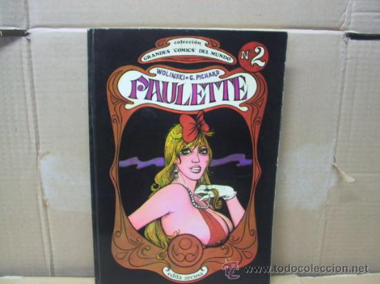 Comics: WOLINSKI / G.PICHARD - PAULETTE - COMIC PARA ADULTOS - COLECCION GRANDES COMICS DEL MUNDO 2 - ARCUSA