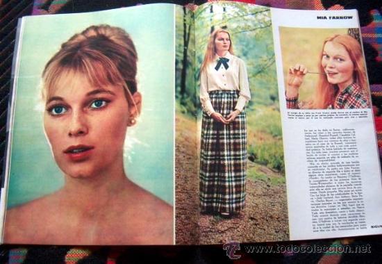 Comics: REVISTA TRIUNFO / MIA FARROW, CATHERINE ALLEGRET, SIMONE SIGNORET, LOS TOTEM y ++++
