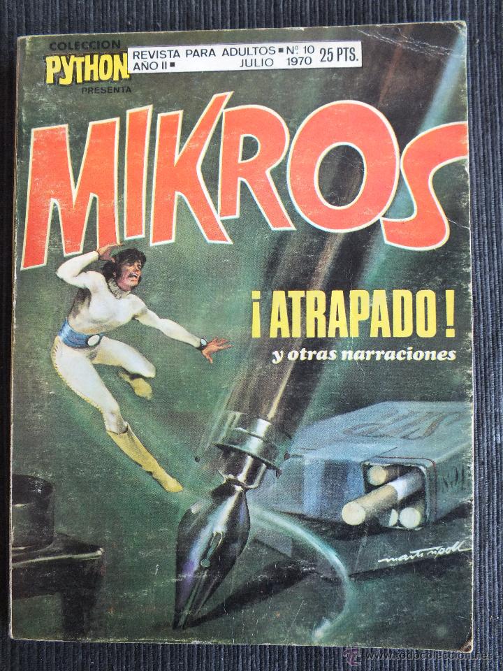 C&oacute;mics: PYTHON MIKROS N&ordm; 10 IBERO MUNDIAL DE EDICIONES - Foto 1