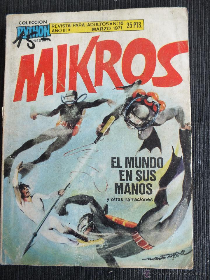 C&oacute;mics: PYTHON MIKROS N&ordm; 16 IBERO MUNDIAL DE EDICIONES - Foto 1